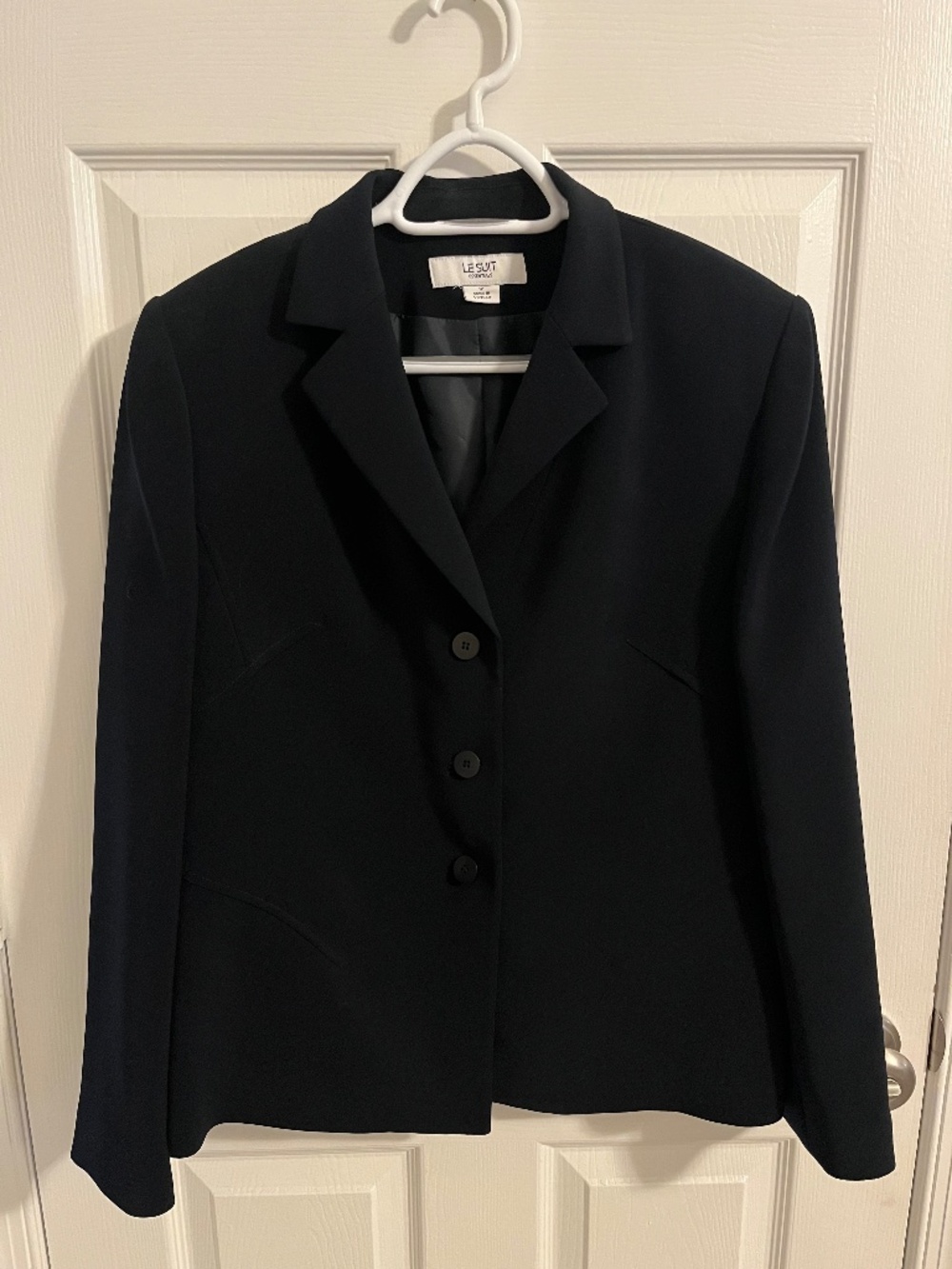 LeSuit Skirt Suit - Black